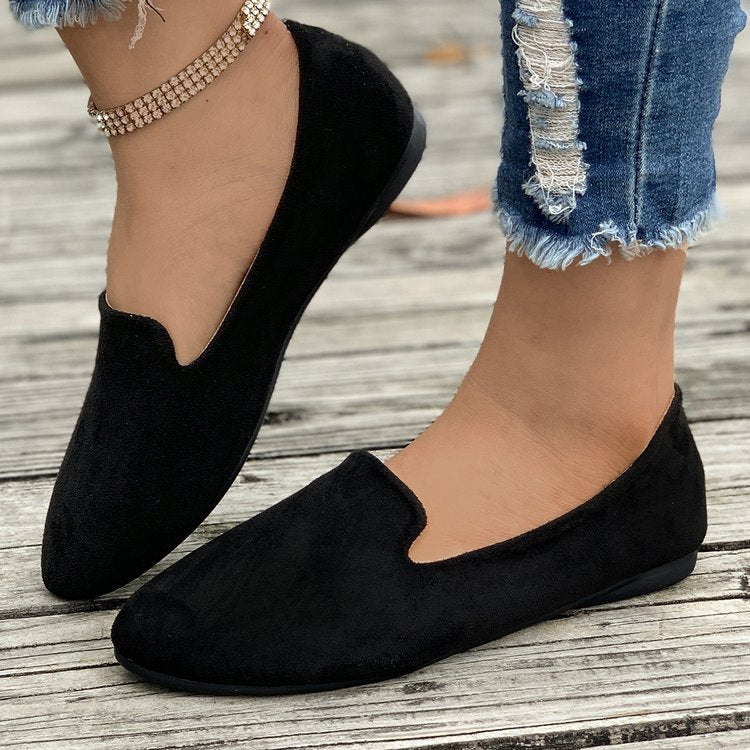Damen Mokassins aus hochwertigem Wildleder mit elegantem Schnitt