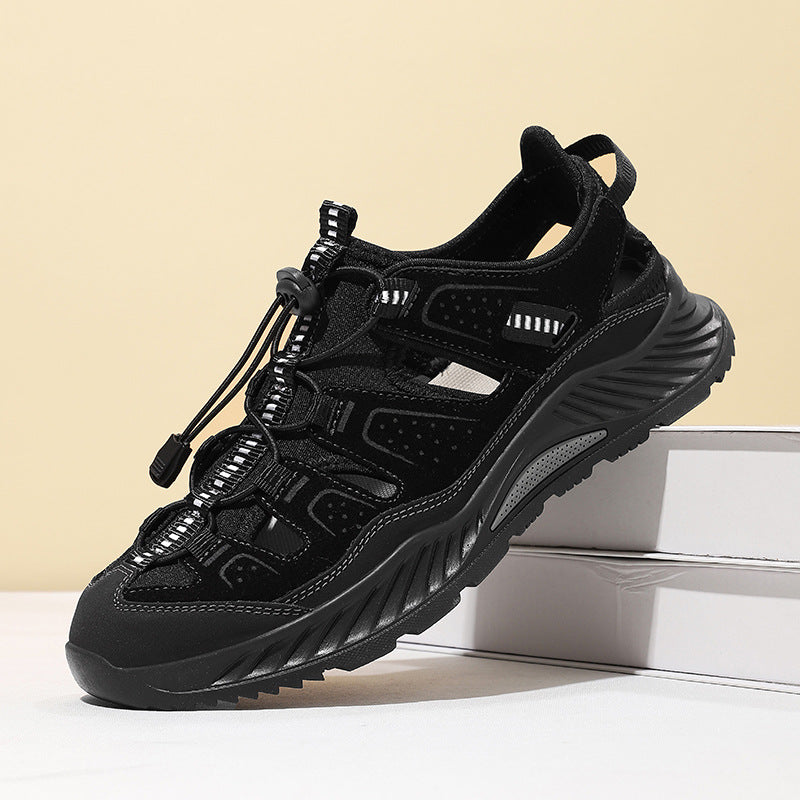 Herren Sportliche Wander-Sandalen mit rutschfester Sohle und verstellbarem Riemen