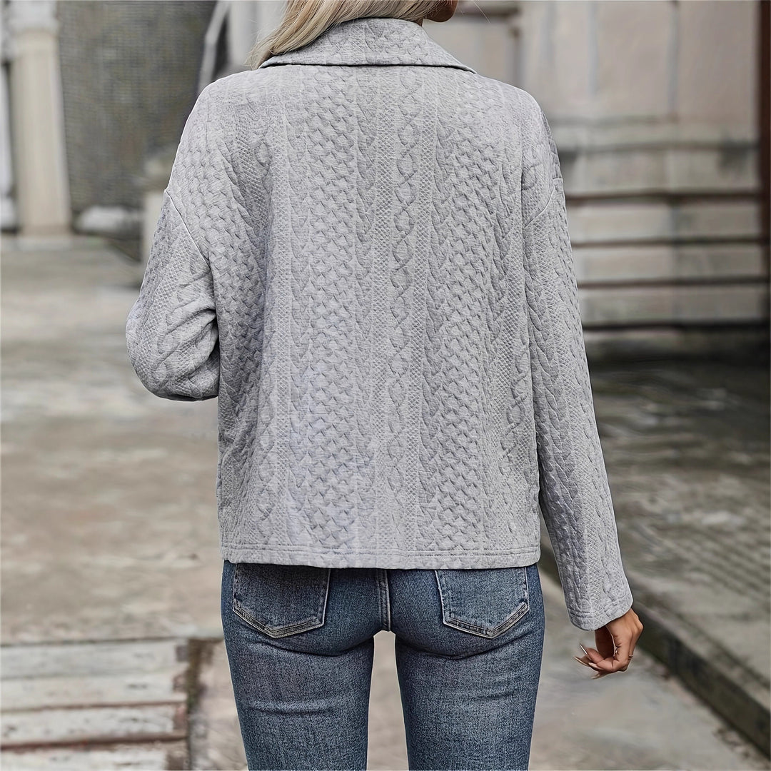 Damen Strukturierte Stepp-Hemdjacke mit Pattentaschen Shop Nory