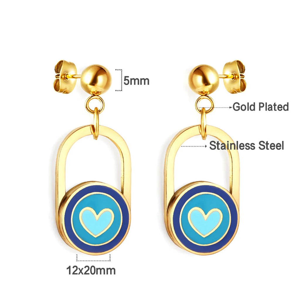 Damen Armkettchen mit bunten Anhängern aus hochwertigem Edelstahl Shop Nory