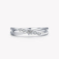 Damen eleganter Ring mit funkelndem Zirkonia-Besatz Shop Nory