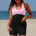 Damen Tankini-Set mit Hohe Taille und Sportlichem Flair Shopnory