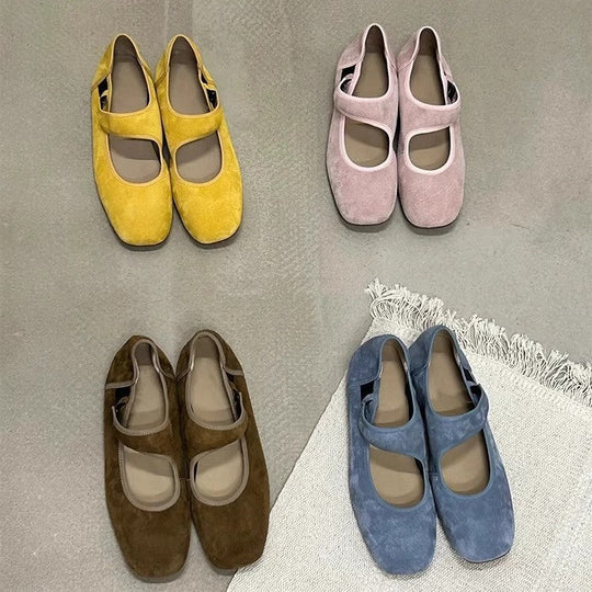 Damen Komfortable Ballerinas mit eleganten Cut-Outs Shopnory