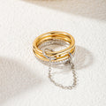 Damen modisches Ring-Set Shop Nory