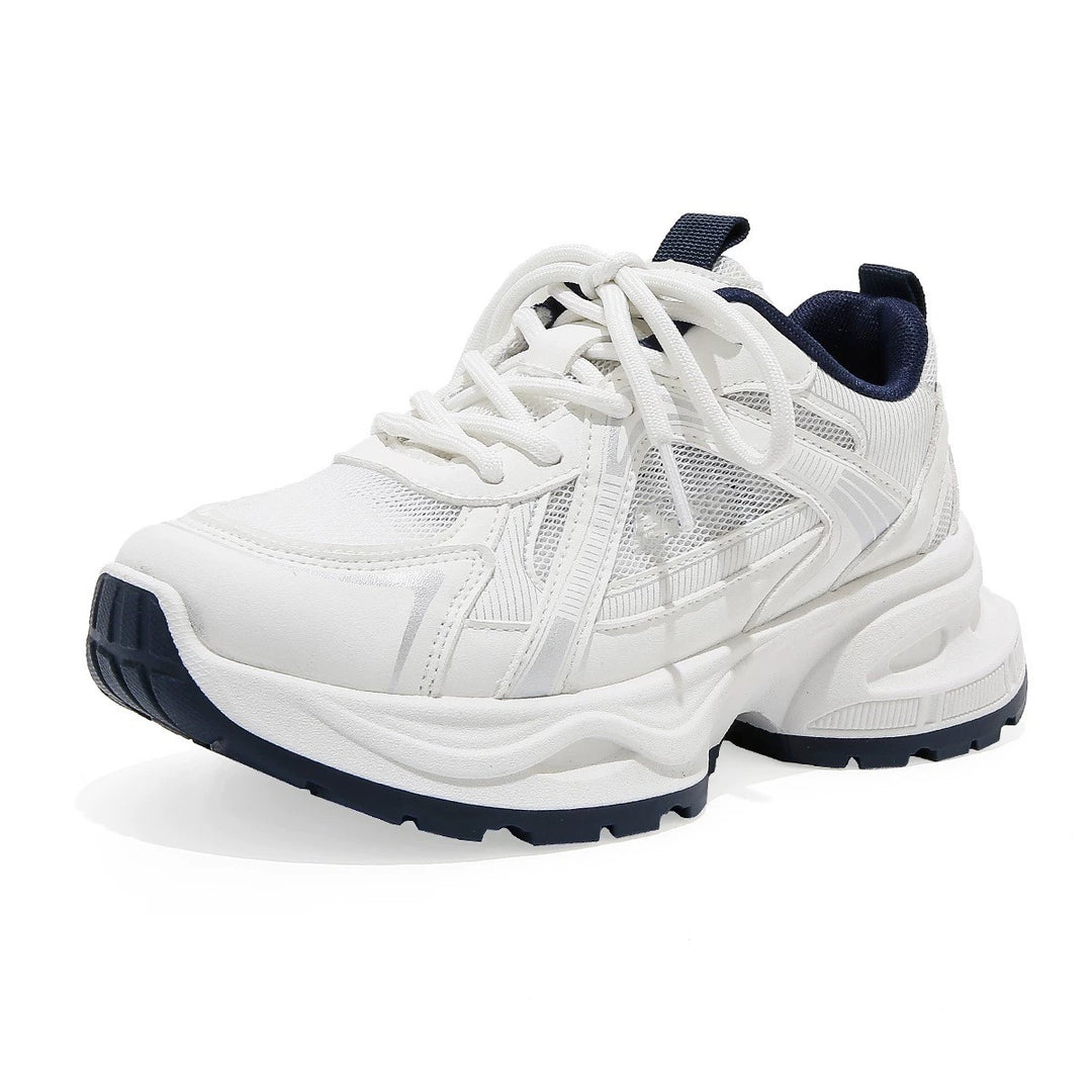 Damen Retro-Chunky-Sneaker mit extraweicher Keil-Plateau-Sohle und gepolstertem Komfortkragen Shop Nory