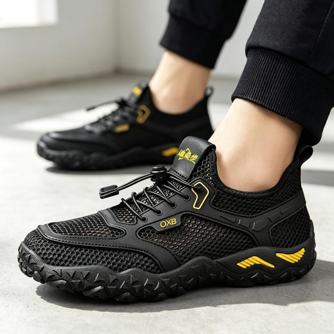 Herren Atmungsaktive Mesh-Sneaker mit Schnellschnürsystem Shop Nory