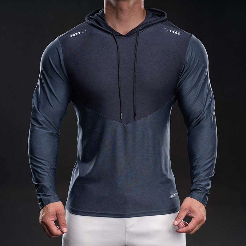Herren Slim-Fit Trainings-Hoodie mit atmungsaktivem Stretchmaterial Shop Nory