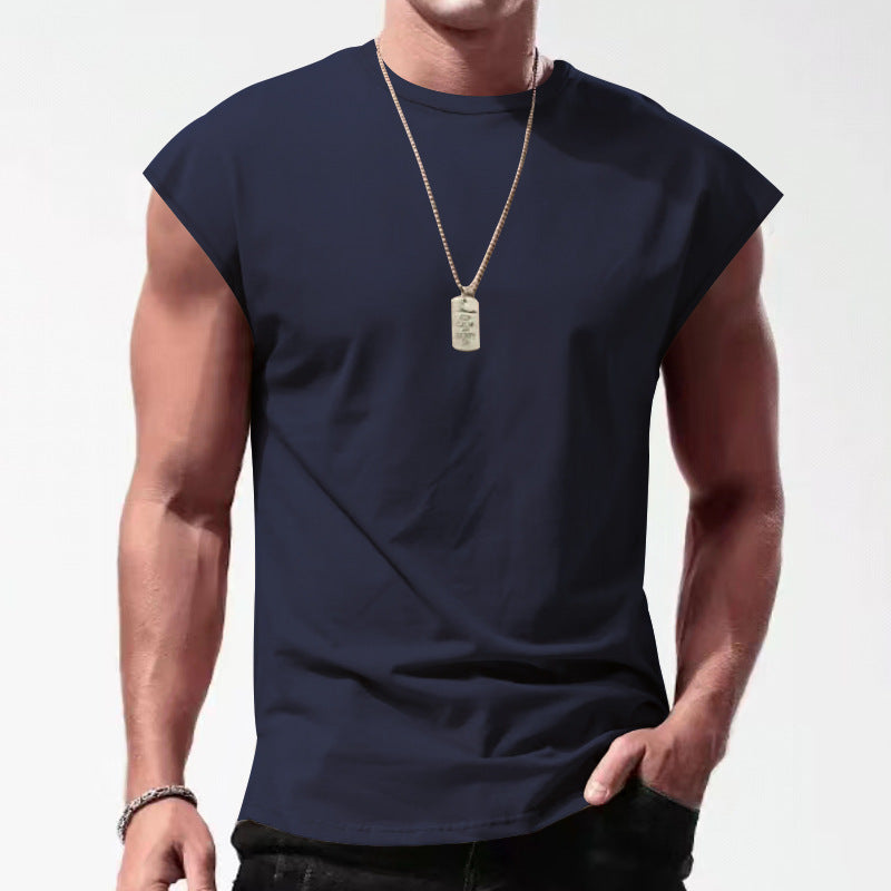 Herren Ärmelloses Sportshirt aus atmungsaktivem Material mit stylischem Design