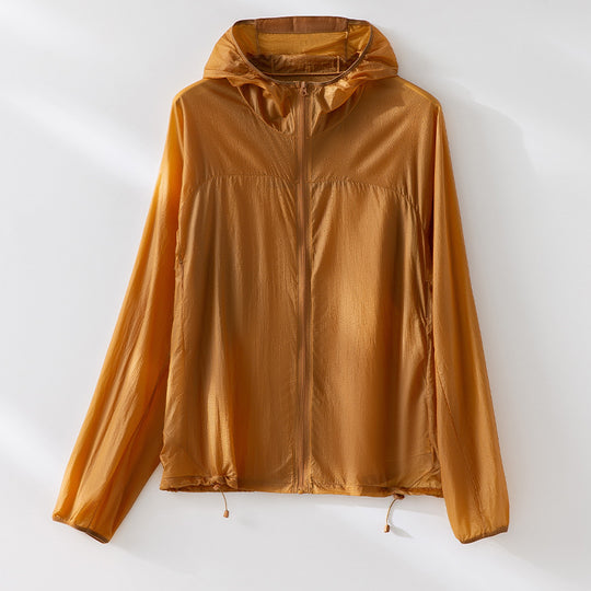 Damen Federleichte Kapuzenjacke aus Mikrofasern mit Kordelzug Shop Nory