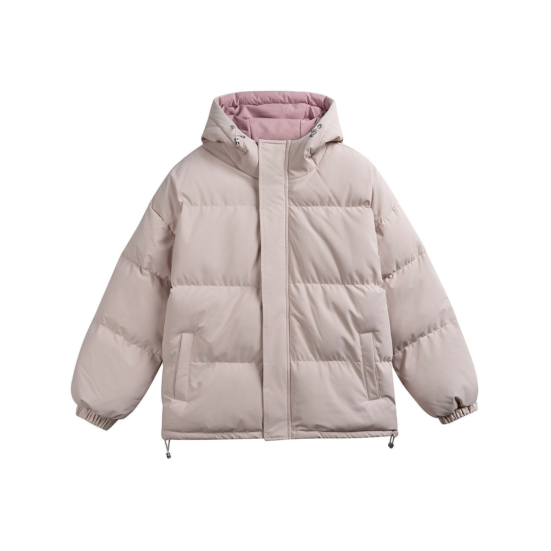 Damen Wattierte Kapuzen‑Steppjacke im Oversize‑Pufferschnitt mit Tunnelzugbund Shop Nory