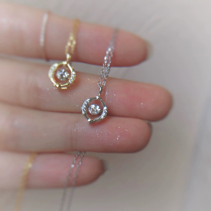 Damen zarte Halskette mit filigranem Anhänger Shop Nory