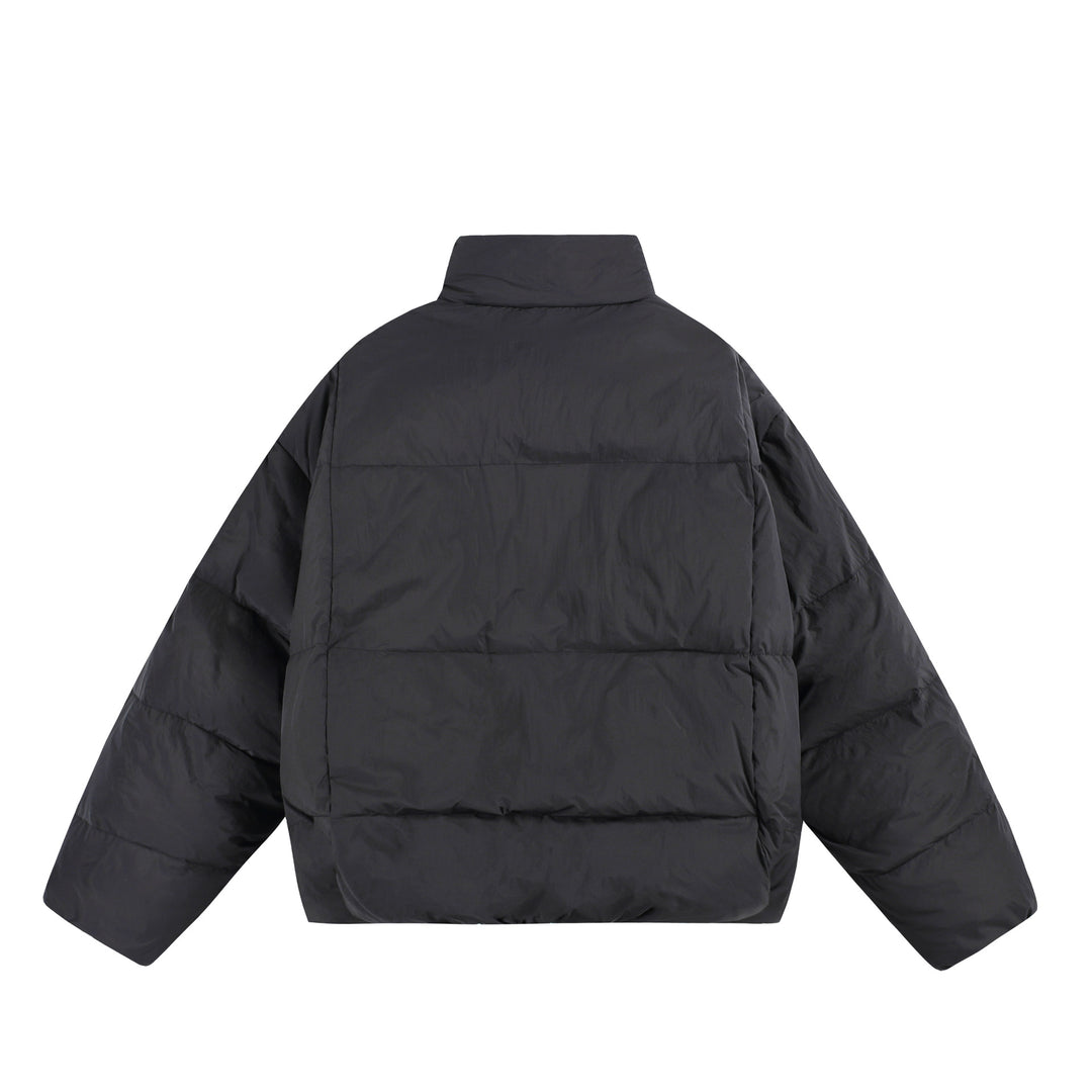 Damen Oversize Steppjacke mit hohem Plüschkragen und Windschutzleiste Shop Nory