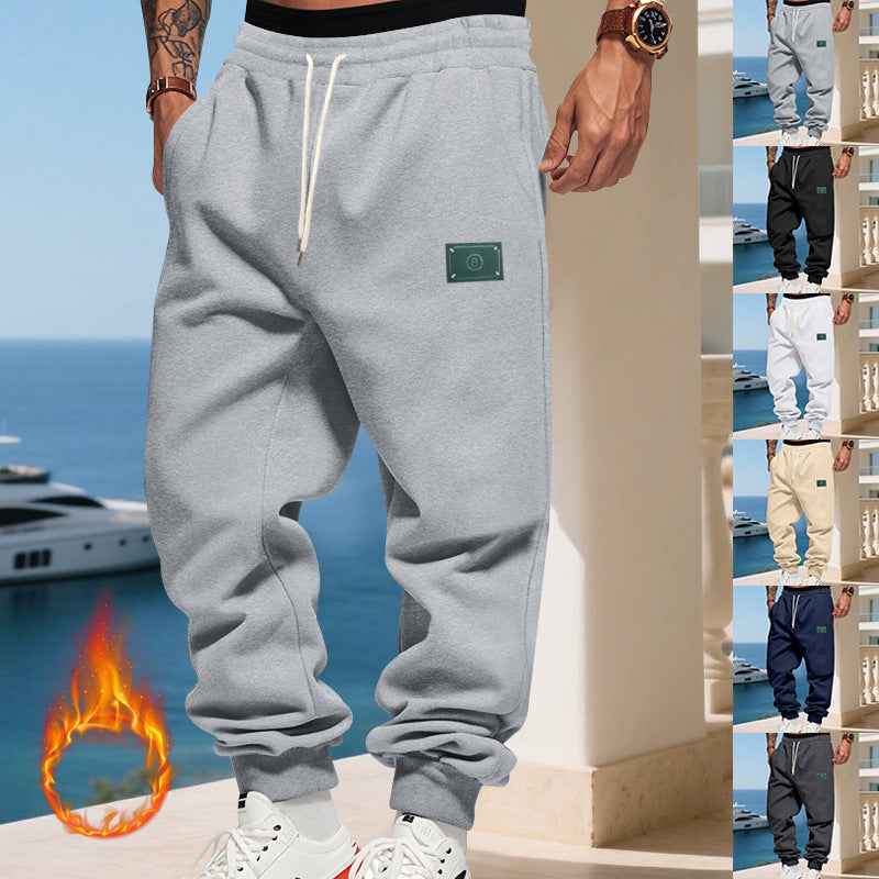 Herren bequeme Jogginghose mit verstellbarem Bund und praktischen Seitentaschen