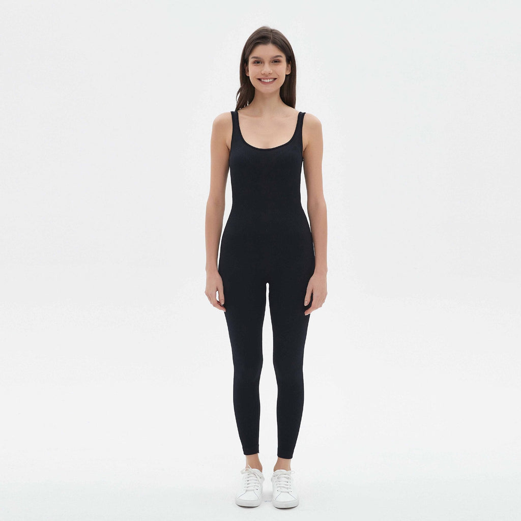 Damen figurbetontes Jumpsuit mit Spaghettiträgern