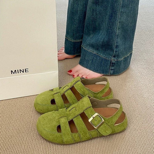 Damen Bequeme Sandalen mit verstellbaren Riemen und weichem Innenfutter
