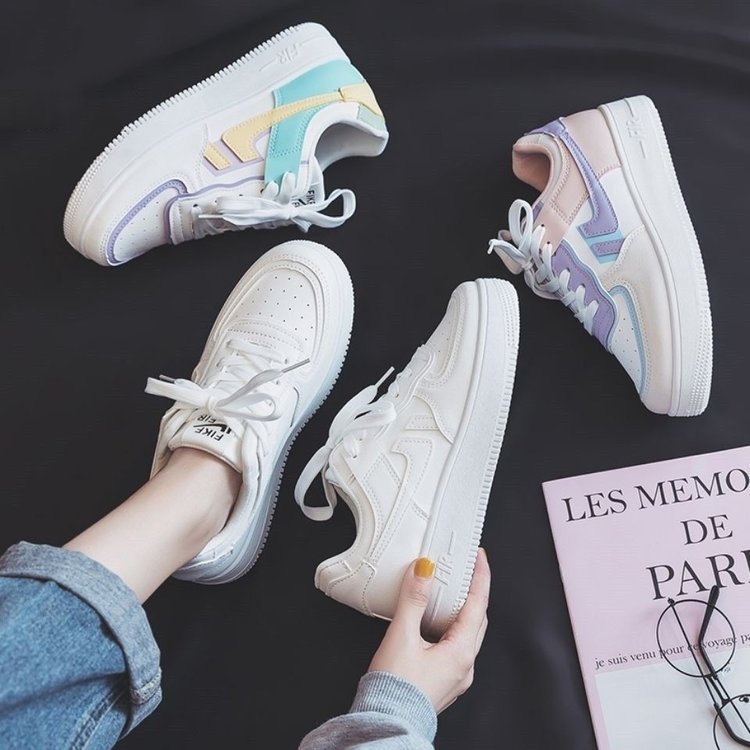 Damen Sportliche Freizeitsneaker mit rutschfester Sohle und atmungsaktivem Obermaterial