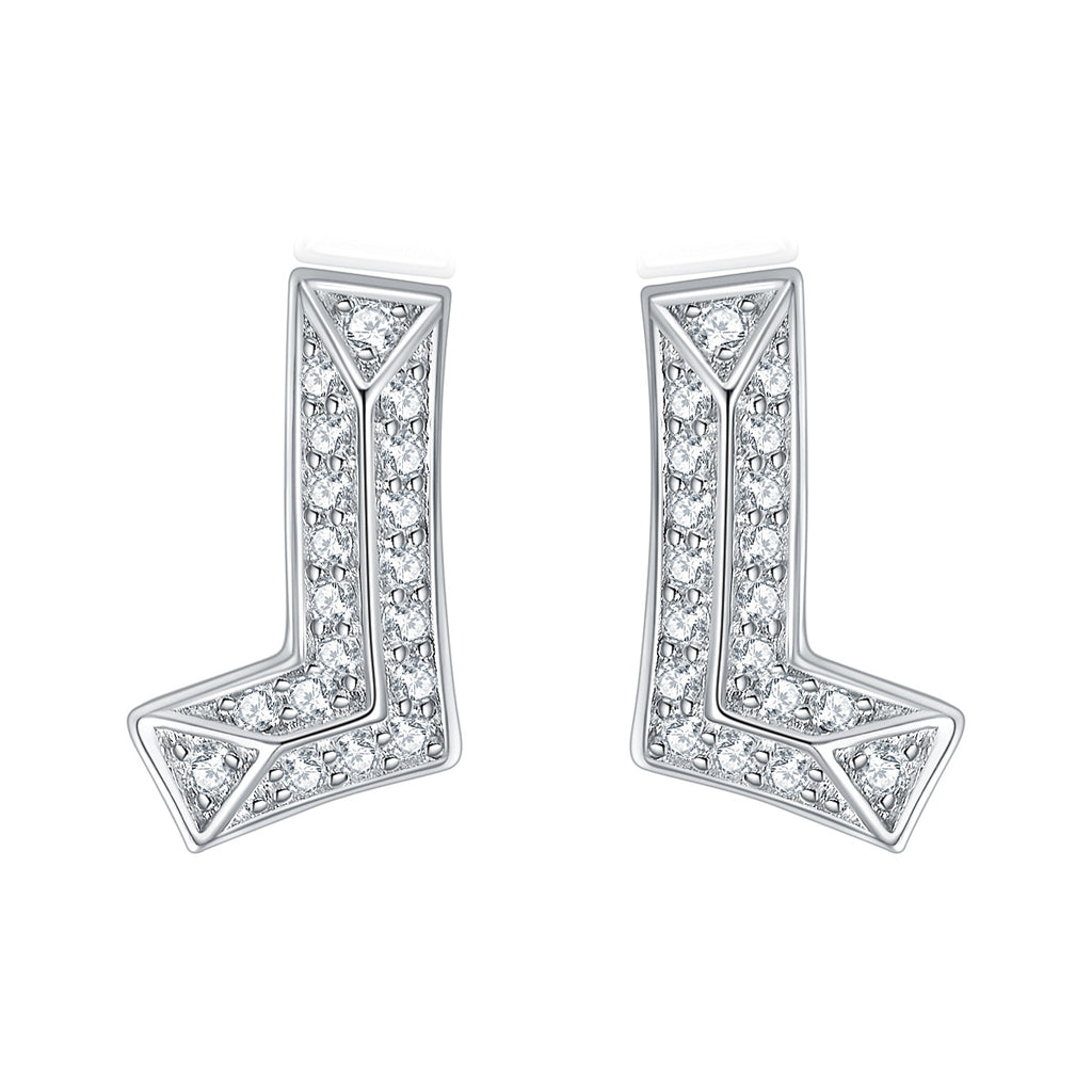 Damen Ohrringe mit stilvollem Schmetterlingsdesign und funkelndem Zirkonia-Besatz Shop Nory