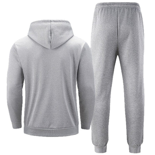Herren Gefüttertes Freizeit-Set aus Kapuzenpullover mit Teddyfutter‑Kapuze & Thermo-Jogginghose Shop Nory