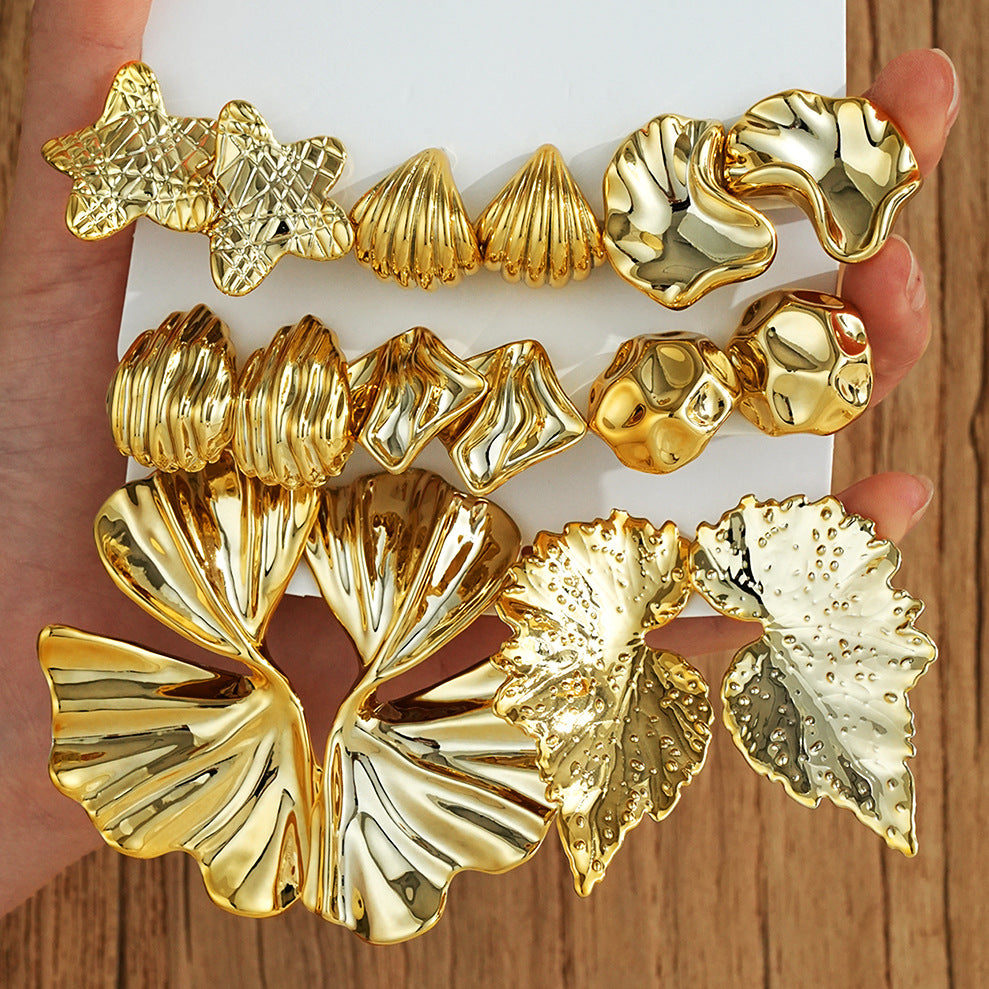 Damen Ohrstecker Set mit modernen, stilvollen Designs Shop Nory