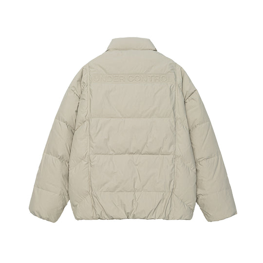 Unisex Oversized gesteppte Winterjacke mit hohem Stehkragen und verdecktem Reißverschluss Shop Nory