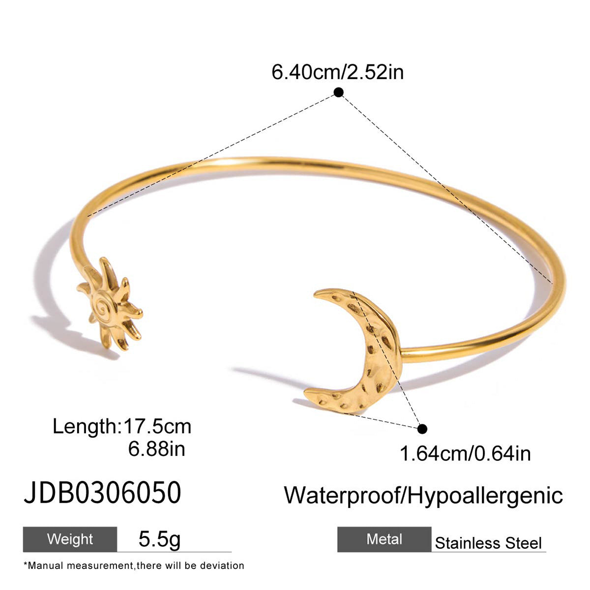 Damen Fußkettchen mit Sonnenmotiv aus hypoallergenem Edelstahl Shop Nory