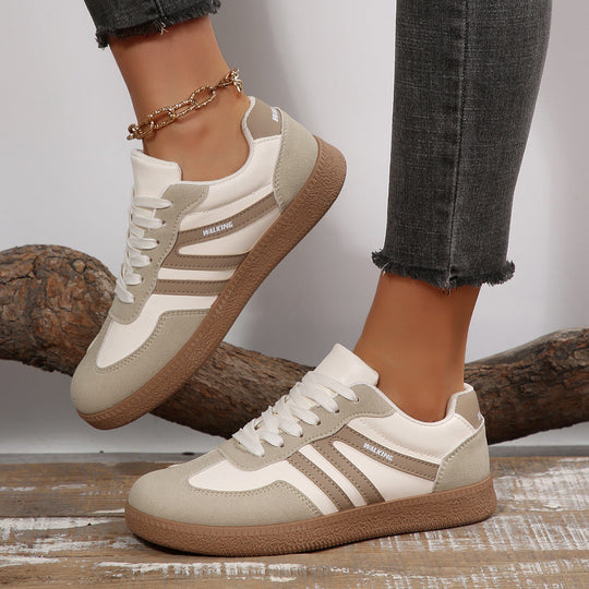 Damen Sportliche Sneakers mit rutschfester Sohle und weichem Innenfutter