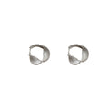 Damen Creolen mit modernem, geschwungenem Design Shop Nory