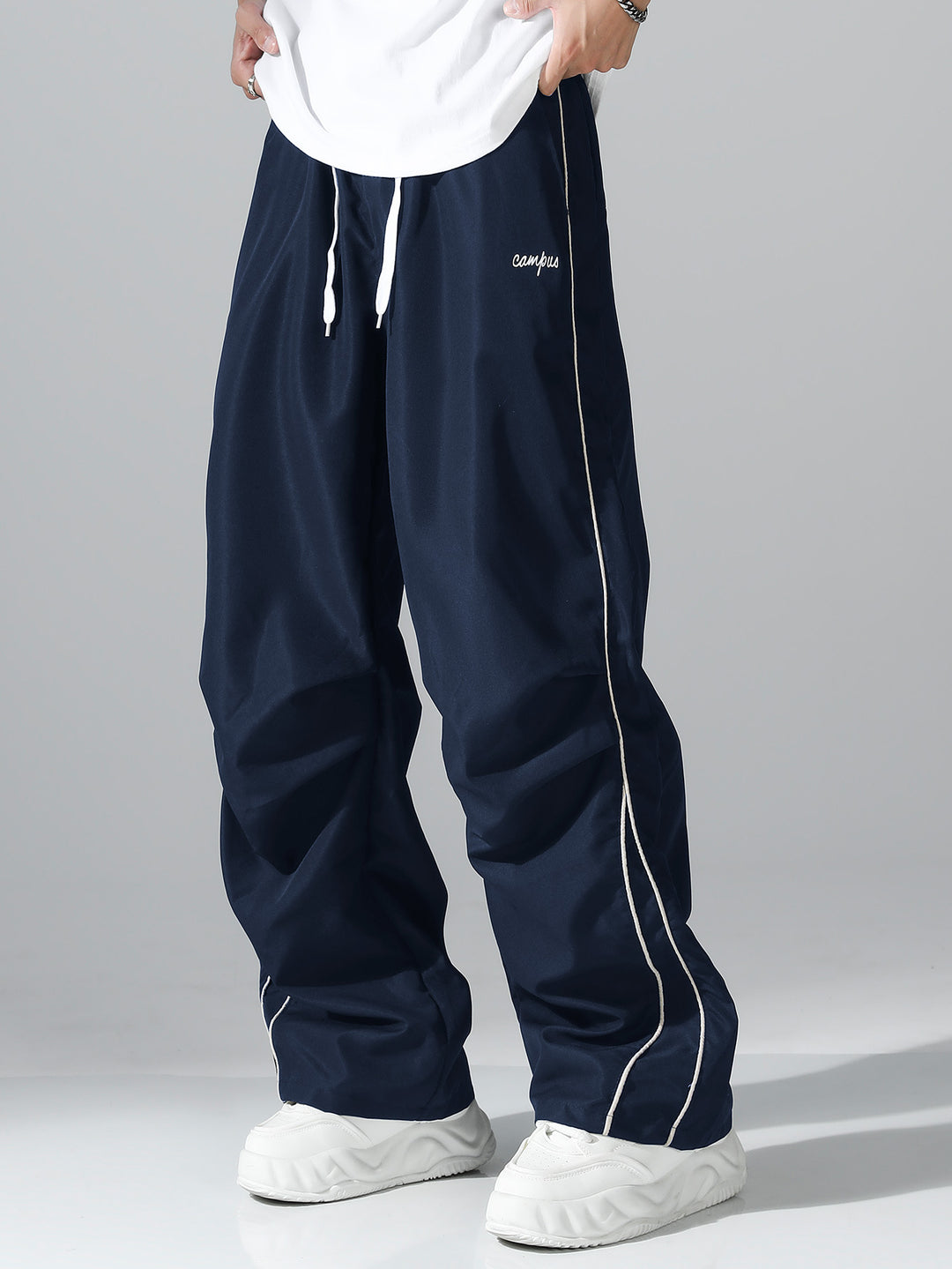 Herren Bequeme Freizeit- und Sporthose mit elastischem Bund und seitlichen Taschen Shop Nory