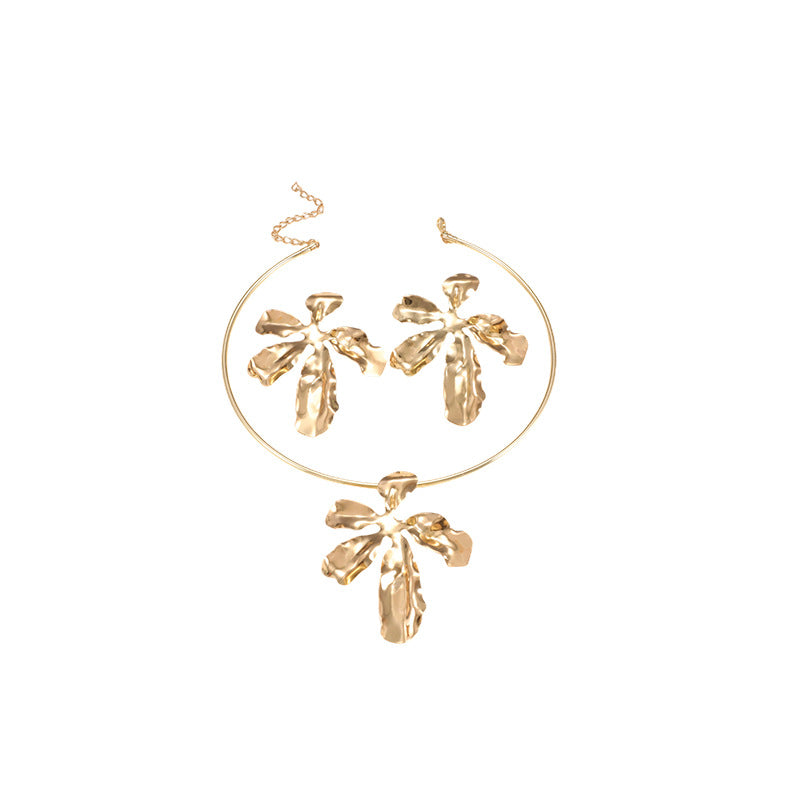 Damen Schmuckset mit kunstvollen Blattmotiven Shop Nory