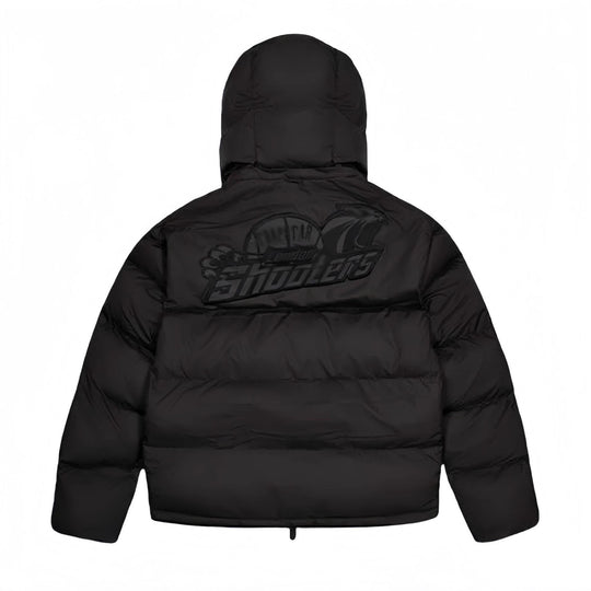 Herren Trendige Daunenjacke mit Kapuze