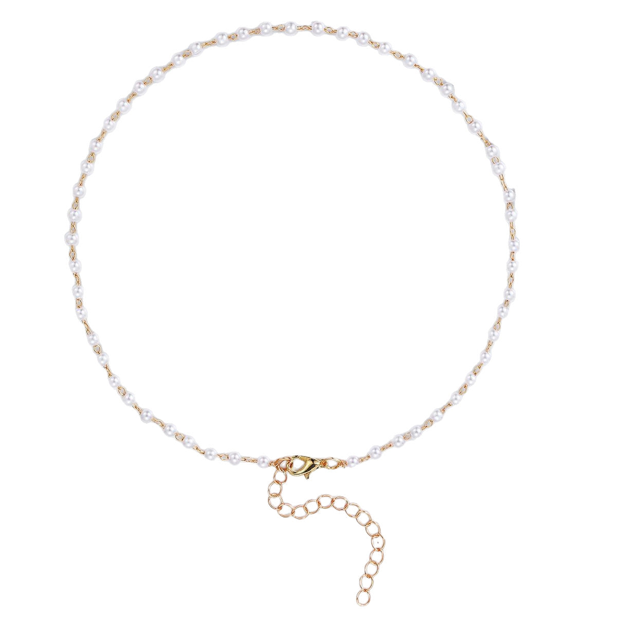 Damen Choker-Halskette mit feinen Perlen und eleganten Akzenten Shop Nory