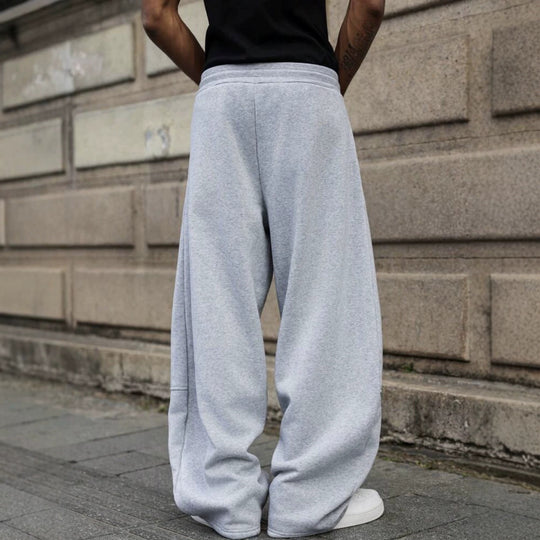 Herren weite Sweatpants im Baggy Cut mit elastischem Bund, Tunnelzug und Eingrifftaschen Shop Nory