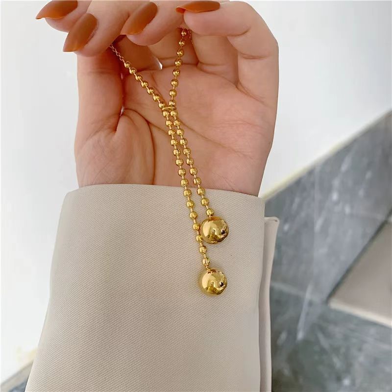 Damen Adjustable Ball Pendant Necklace Shop Nory