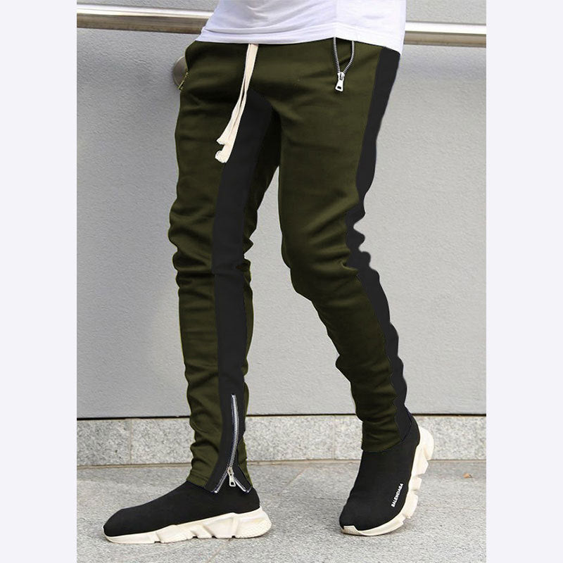 Herren Sportliche Slim-Fit Jogginghose mit Seitentaschen