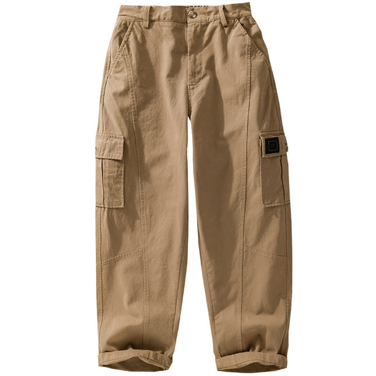 Herren Utility-Cargo-Hose aus Baumwoll-Twill mit aufgesetzten Beintaschen und relaxed Tapered Fit Shop Nory