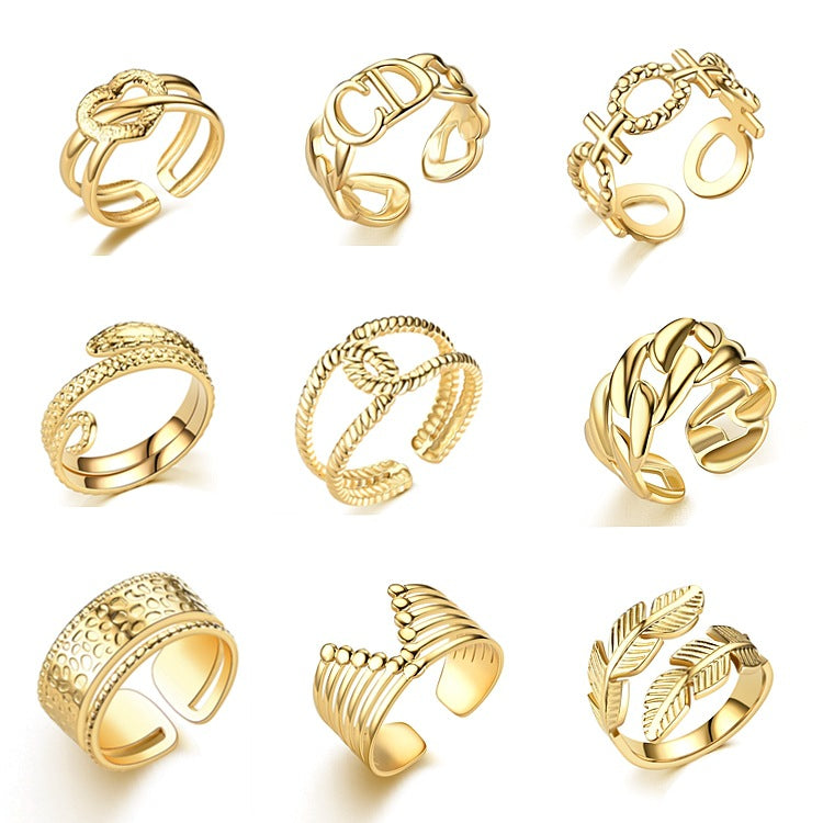 Damen Ring mit einzigartigem Handdesign Shop Nory