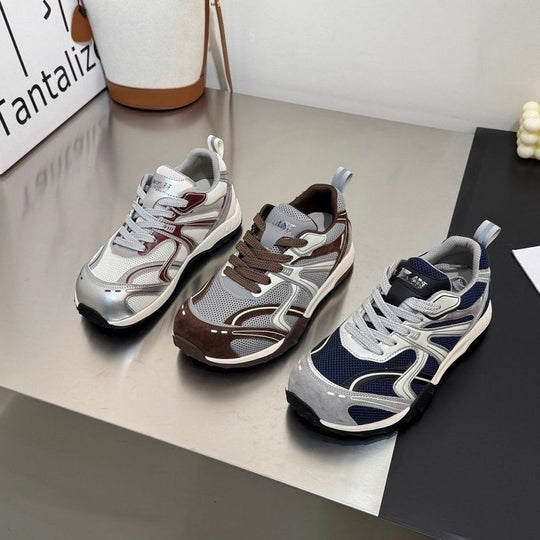 Damen Sportive Retro-Chunky-Sneaker mit atmungsaktivem Mesh und robuster Profilsohle Shop Nory
