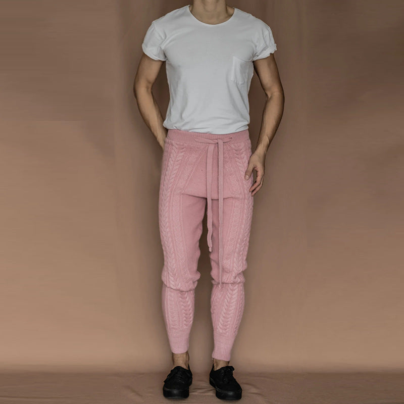Herren Kabelstrick-Jogginghose mit Tunnelzug Shop Nory