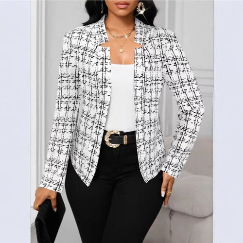 Damen raffinierte Business-Blazerjacke