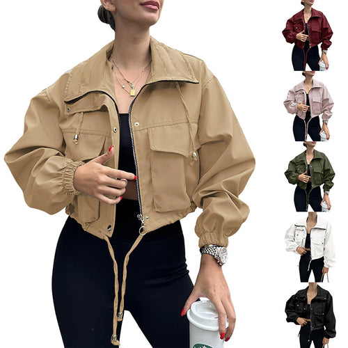 Damen Modische und sportliche Kurzjacke