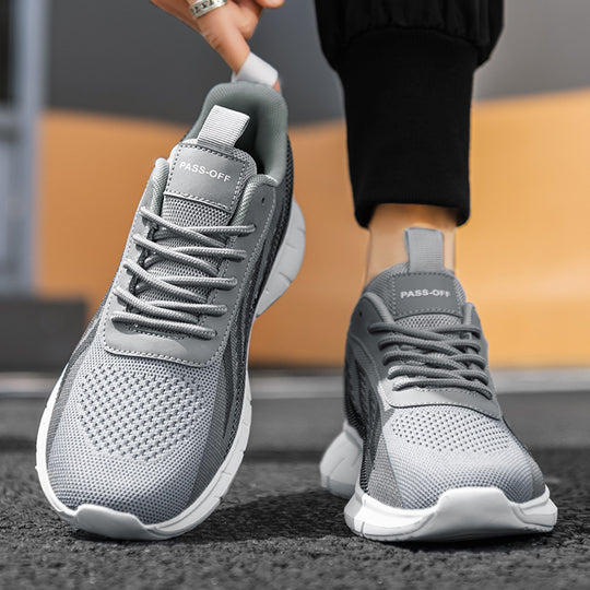 Herren atmungsaktive leichte Lauf- und Freizeitsneaker mit dämpfender Sohle Shopy Nory