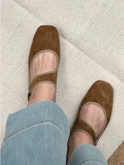 Damen Komfortable Ballerinas mit eleganten Cut-Outs Shopnory