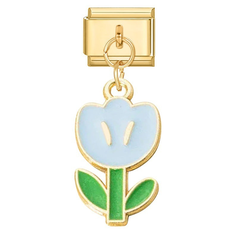 Filigraner Kirschblüten-Anhänger Für Bettelarmband