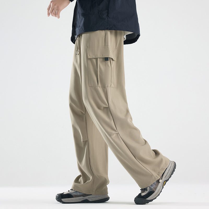Herren Breite Tech‑Cargo‑Hose mit Utility‑Taschen und verstellbarem Bund Shop Nory