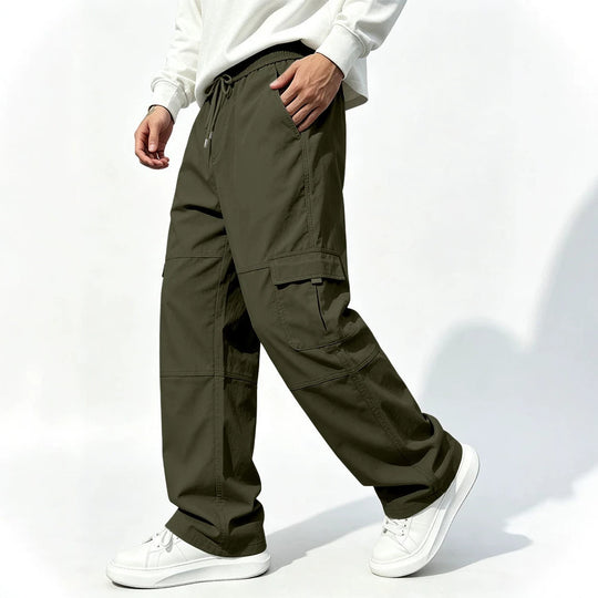 Herren Cargohose mit weitem Schnitt und elastischem Bund Shop Nory