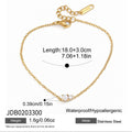 Damen Armband mit elegantem perlenschmuck und hypoallergener Edelstahlverarbeitung Shop Nory