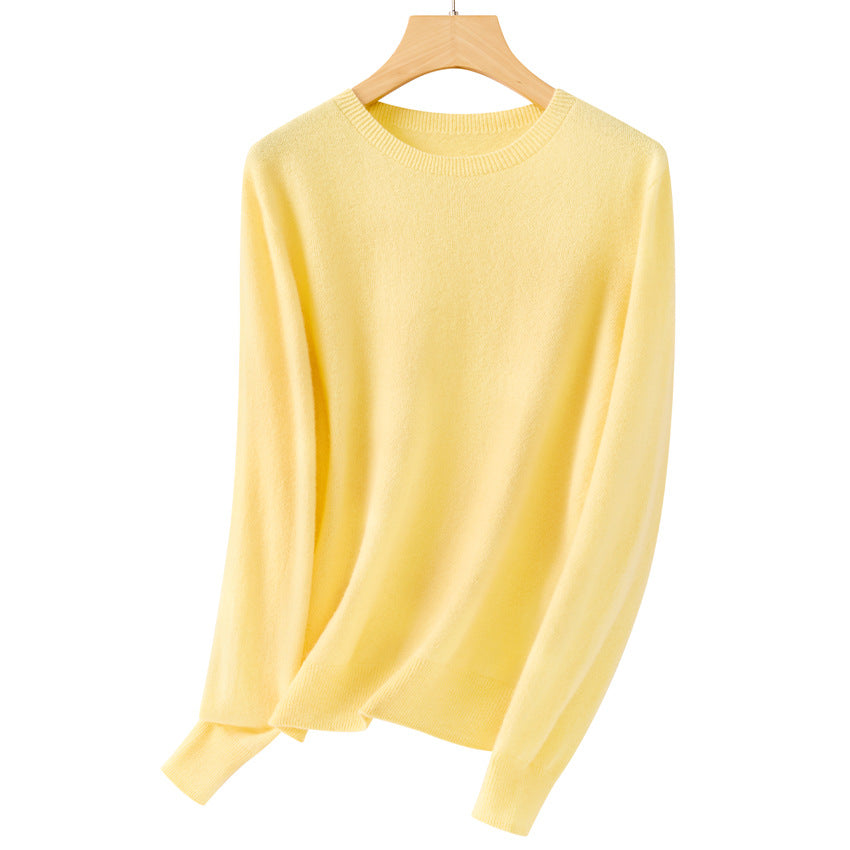Damen Feiner Rundhals-Feinstrickpullover mit leichter Oversize-Passform Shop Nory