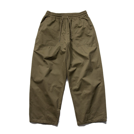 Herren Weite Relaxed-Cargo-Hose mit elastischem Tunnelzugbund und aufgesetzten Beuteltaschen Shop Nory