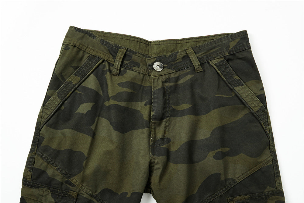 Herren Cargohose im Utility-Stil mit verstärkten Knien, Mehrfachtaschen und Kordelbund Shop Nory