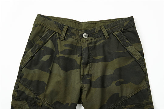 Herren Cargohose im Utility-Stil mit verstärkten Knien, Mehrfachtaschen und Kordelbund Shop Nory